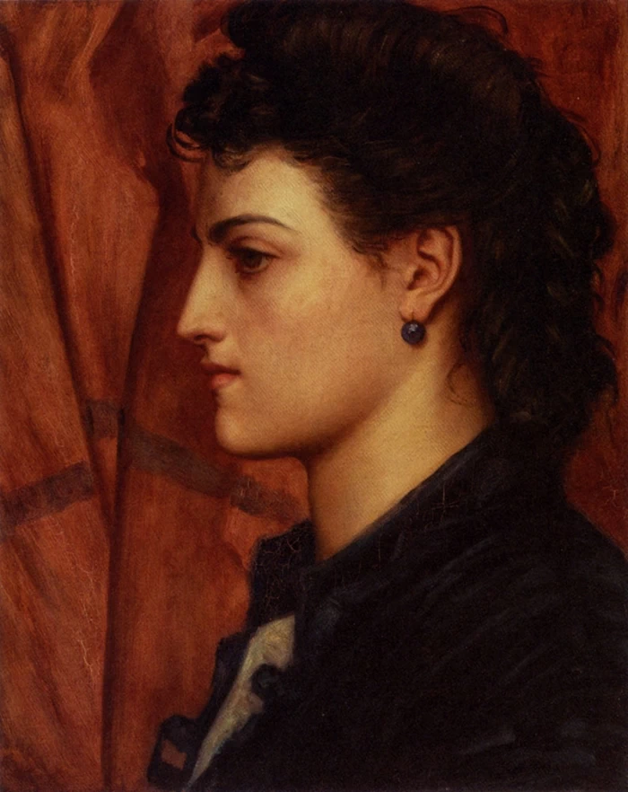 Ritratto di donna di profilo